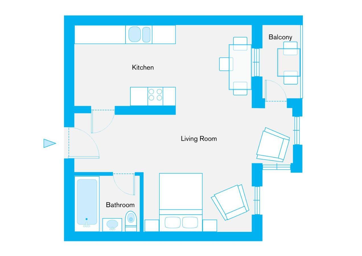 Schoenes Studio In Downtown Mitte Mit Balkon Lejlighed Berlin Eksteriør billede